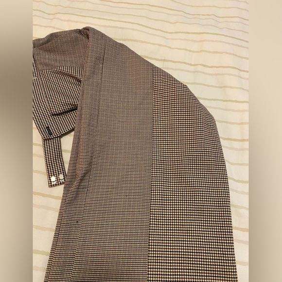 DKNY cropped pants / culottes - brown Houndstooth - Picture 8 of 10